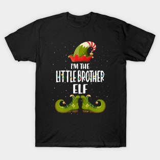 Im The Little Brother Elf Christmas T-Shirt